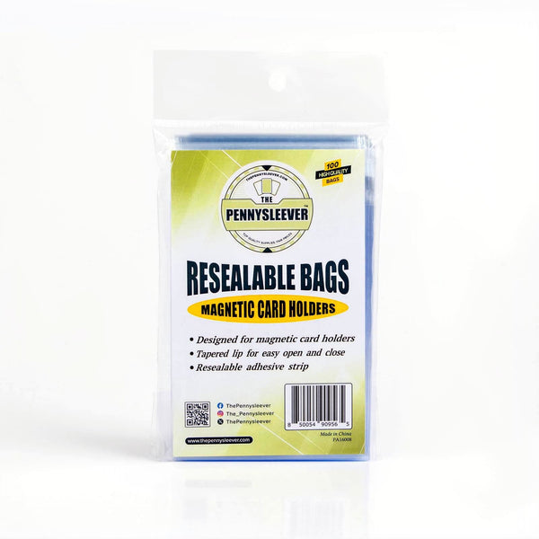 Resealable Bags for Magnetic Card Holders (100 count) - The PennySleever