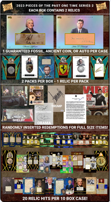 1 Pack - 2023 Pieces of the Past One Time Series 2