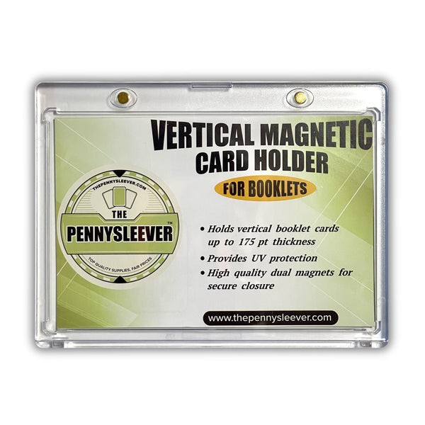 Vertical Magnetic Card Holder for Booklets - The PennySleever