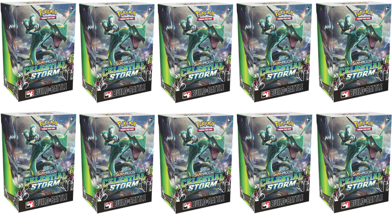 Sun & Moon: Celestial Storm - Build & Battle Box Display