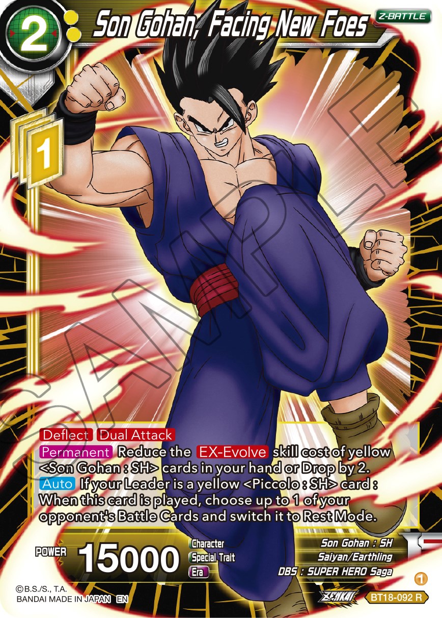 Son Gohan, Facing New Foes (BT18-092) [Dawn of the Z-Legends] – Dynamic Card Collectors