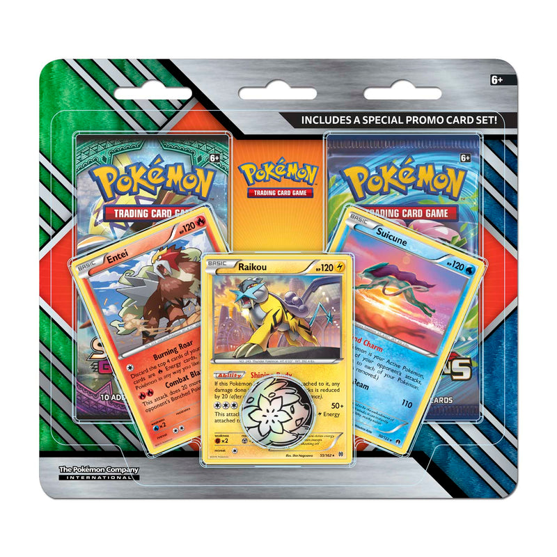 Sun & Moon: Guardians Rising - 2-Pack Blister (Entei, Raikou, Suicune)