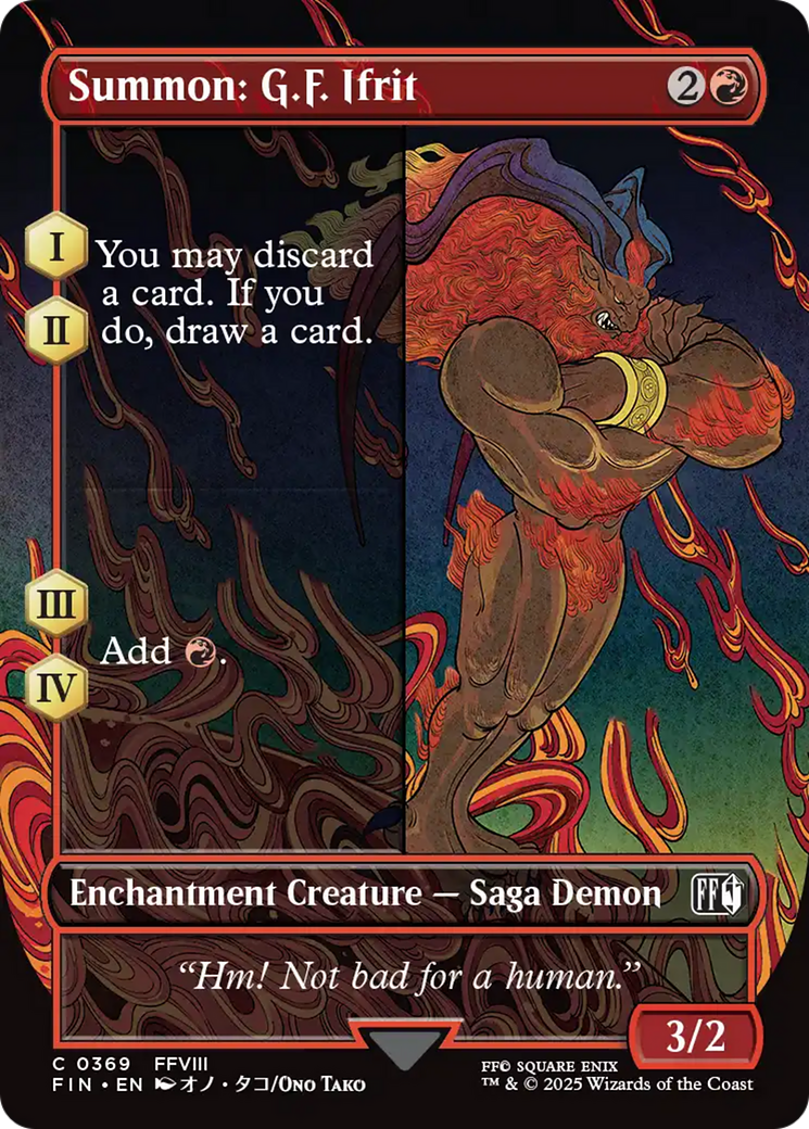 Summon: G.F. Ifrit (Borderless) [FINAL FANTASY]