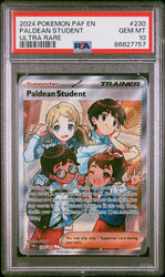 2024 Pokemon Paf En-Paldean Fates #230 Paldean Student Ultra Rare PSA 10