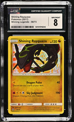 2017 Shining Legends #56/73 Shining Rayquaza CGC 8