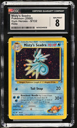 2000 Gym Heroes - Unlimited #9/132 Misty's Seadra CGC 8