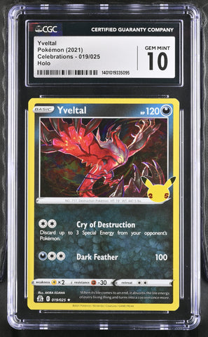 2021 Celebrations #019/025 Yveltal CGC 10