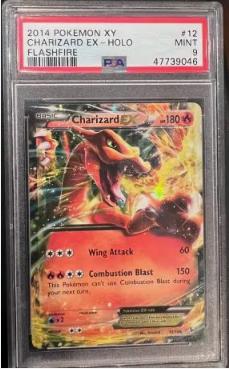 2014 Pokemon Xy Flashfire #12 Charizard Ex Flashfire PSA 9