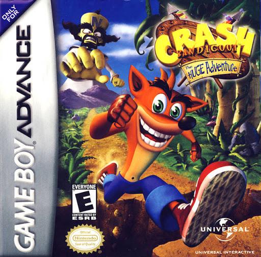 Crash Bandicoot the Huge Adventure for Game Boy Advance