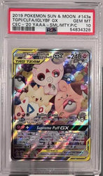 2019 Pokemon Sun & Moon Cosmic Eclipse #143a Tgpi/Clfa/Iglybf Gx PSA 10