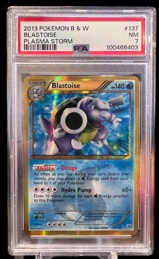 2013 Pokemon Black & White Plasma Storm #137 Blastoise Plasma Storm PSA 7