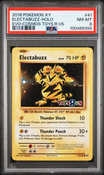 2016 Pokemon Xy Evolutions #41 Electabuzz-Holo Evo-Cosmos Toys R Us PSA 8