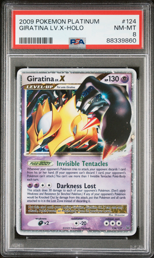 2009 Pokemon Platinum #124 Giratina Lv.X-Holo PSA 8