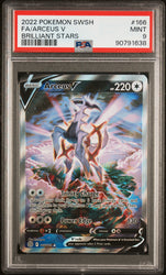 2022 Pokemon Sword & Shield Brilliant Stars #166 Arceus V  PSA 9