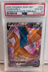 2020 Pokemon #050 Charizard V Chmpion Path ETB PSA 10