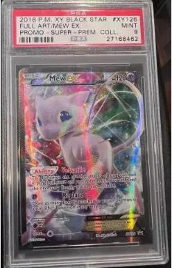 2016 Pokemon Xy Black Star Promo #XY126 Fa/Mew Ex Promo-Super-Prem. Coll. PSA 9