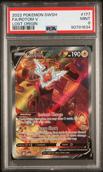 2022 Pokemon Sword & Shield Lost Origin #177 Rotom V PSA 9