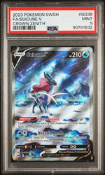 2023 Pokemon Sword And Shield Crown Zenith #GG38 Fa/Suicune V Crown Zenith PSA 9