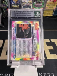 1999 Topps Pokemon Movie Animation Edition Blue Foil #36 Ash's Sacrifice BGS 9.0