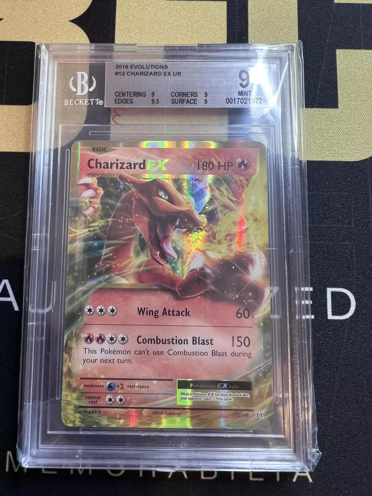 2016 Pokemon Evolutions #12 Charizard EX UR BGS 9.0