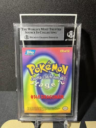 1999 Topps Pokemon Movie Edition Blue Foil #E11 Dragonair BGS 8.5