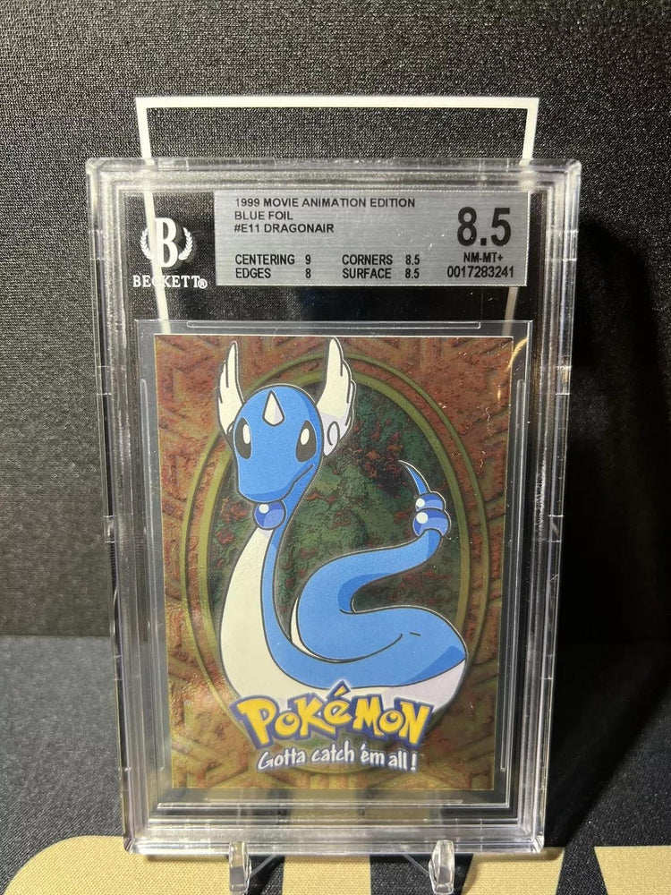 1999 Topps Pokemon Movie Edition Blue Foil #E11 Dragonair BGS 8.5