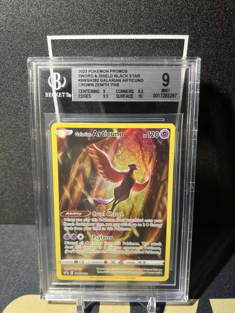 2023 Pokemon Black Star Promos #SWSH282 Galarian ArticunoBGS 9.0