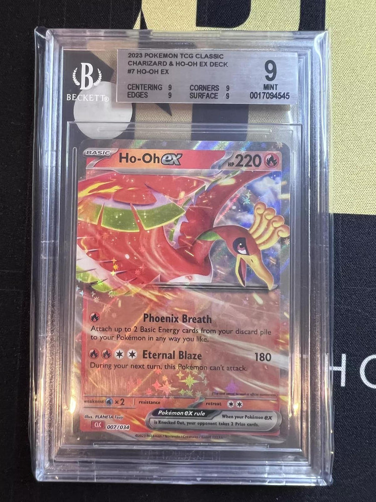 Pokemon Trading Card Game Classic #007/034 Ho-oh ex BGS 9