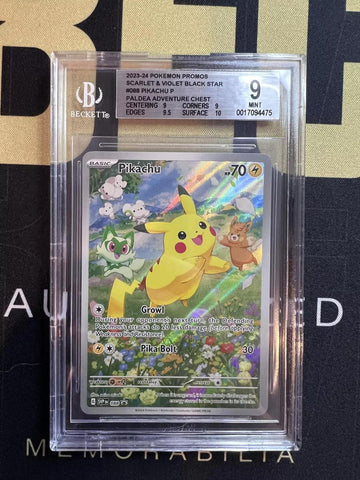 2023-24 Pokemon Scarlet and Violet Black Star Promos #088 Pikachu BGS 9.0