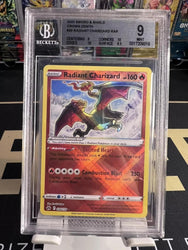 2023 Pokemon Sword and Shield Crown Zenith #20 Radiant Charizard RAR BGS 9.0