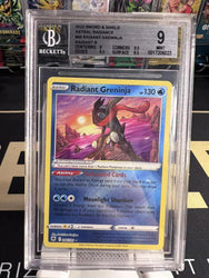 2022 Pokemon Sword and Shield Astral Radiance #46 Radiant Greninja BGS 9.0