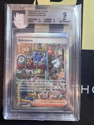 2024 Pokemon Scarlet and Violet Temporal Forces #212 Salvatore SIR BGS 9.0