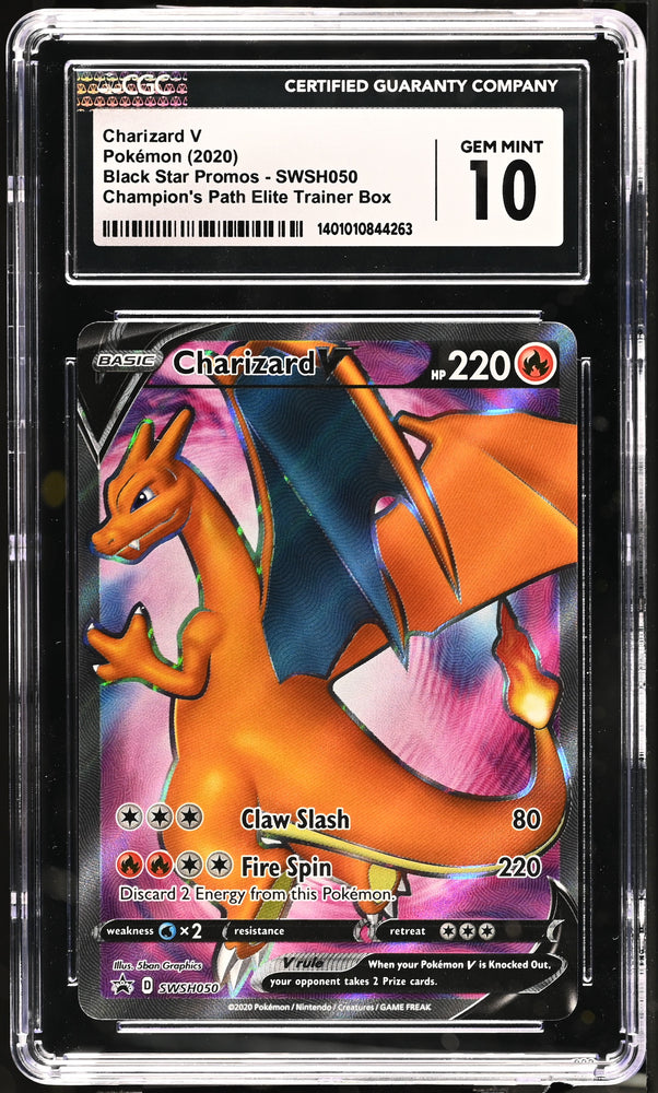 2020 Black Star Promos - Sword & Shield #SWSH050 Charizard V CGC 10