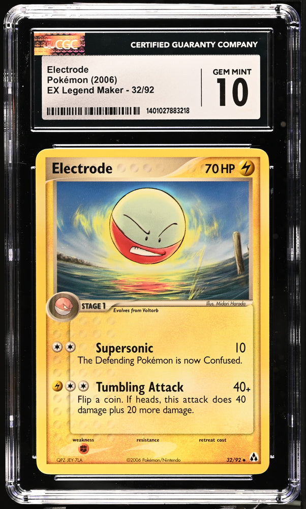 2006 EX Legend Maker #32/92 Electrode CGC 10