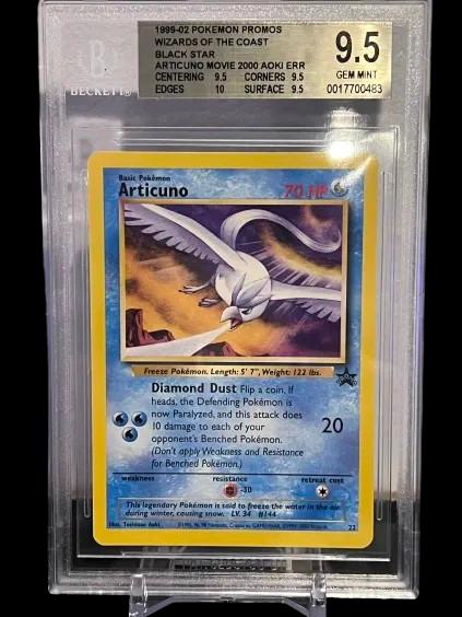 Articuno #22 1999-02 Pokemon Wizards of the Coast Black Star Promos BGS 9.5