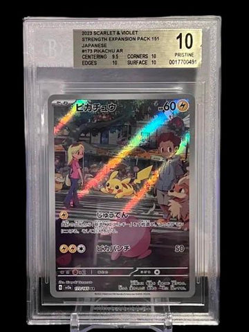 Pikachu #173 491 2023 Pokemon Scarlet and Violet 151 Japanese BGS 10