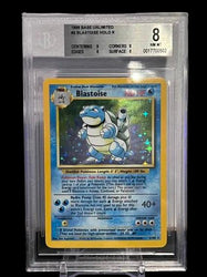 Blastoise #2 1999 Pokemon Base Unlimited BGS 8