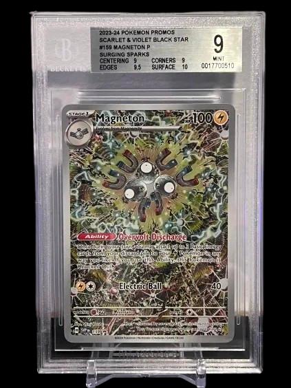 Magneton #159 2023-24 Pokemon Scarlet and Violet Black Star Promos BGS 9