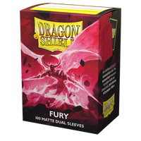 Dragon Shield: Standard 100ct Sleeves - Fury (Dual Matte)