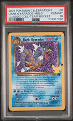 Dark Gyarados-Holo #8 PSA 10 2021 Pokemon Celebrations Classic Collection