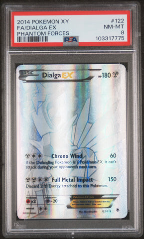 Fa/Dialga Ex #122 2014 Pokemon Xy PSA 8 Phantom Forces