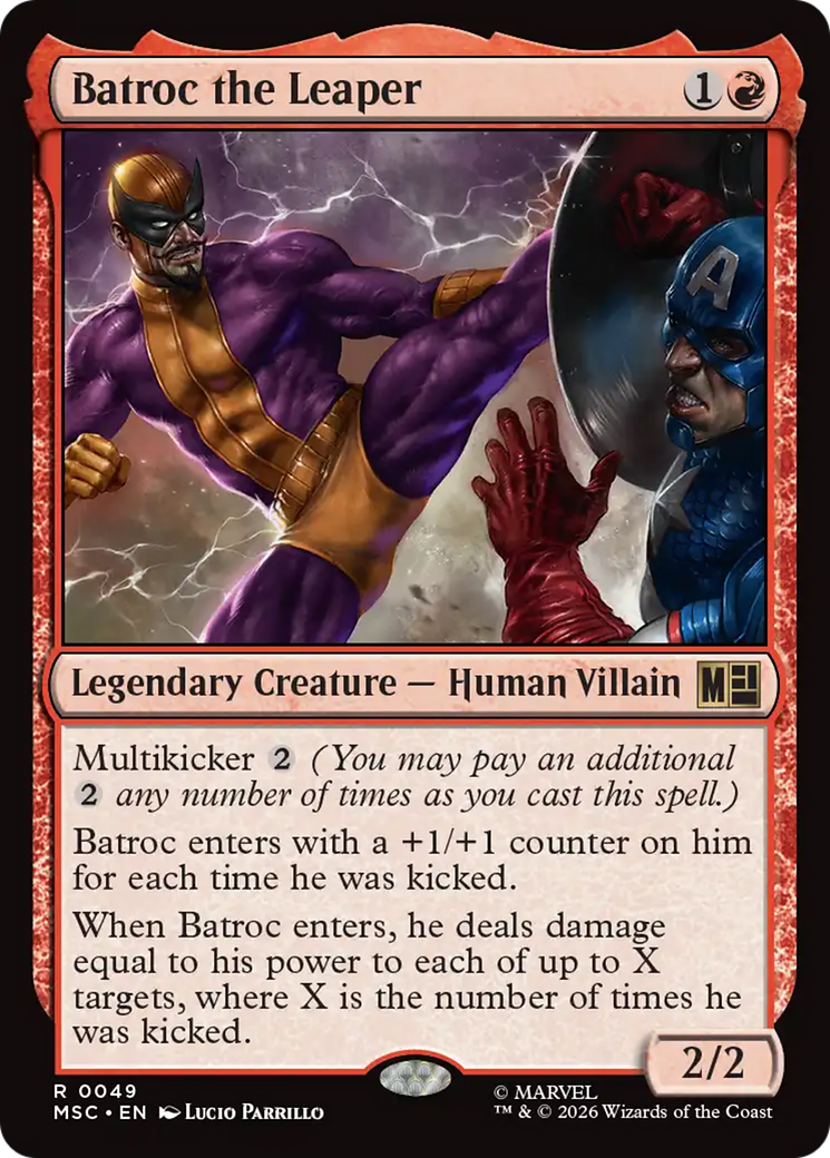 Batroc the Leaper (Surge Foil) [Marvel Super Heroes Commander]