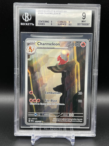 Charmeleon IR #169 2023 Pokemon Scarlet and Violet 151 BGS 9.0