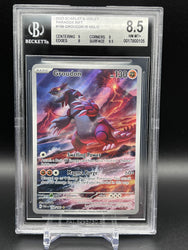 Groudon IR HOLO #199 2023 Pokemon Scarlet and Violet Paradox Rift BGS 8.5