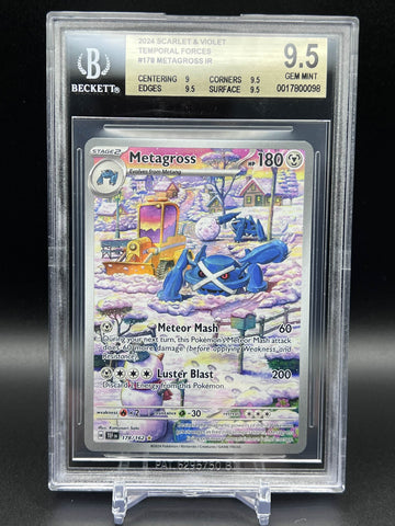 Metagross IR #178 2024 Pokemon Scarlet and Violet Temporal Forces BGS 9.5