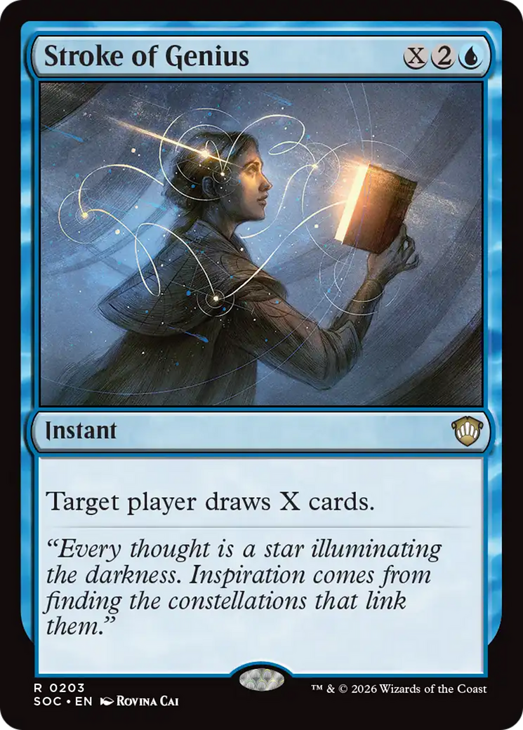 Stroke of Genius [Secrets of Strixhaven Commander] – Dynamic Card ...