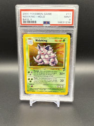 Nidoking-Holo #11 2000 Pokemon Game Base Ii PSA 9 Base Ii