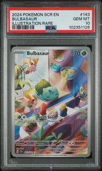 Bulbasaur #143 2024 Pokemon Scr En-Stellar Crown PSA 10 Illustration Rare