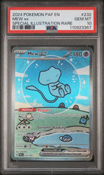 Mew Ex #232 2024 Pokemon Paf En-Paldean Fates PSA 10 Special Illustration Rare