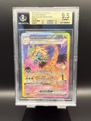 Alolan Exeggutor ex SIR #242 2024 Pokemon Surging Sparks BGS 9.5